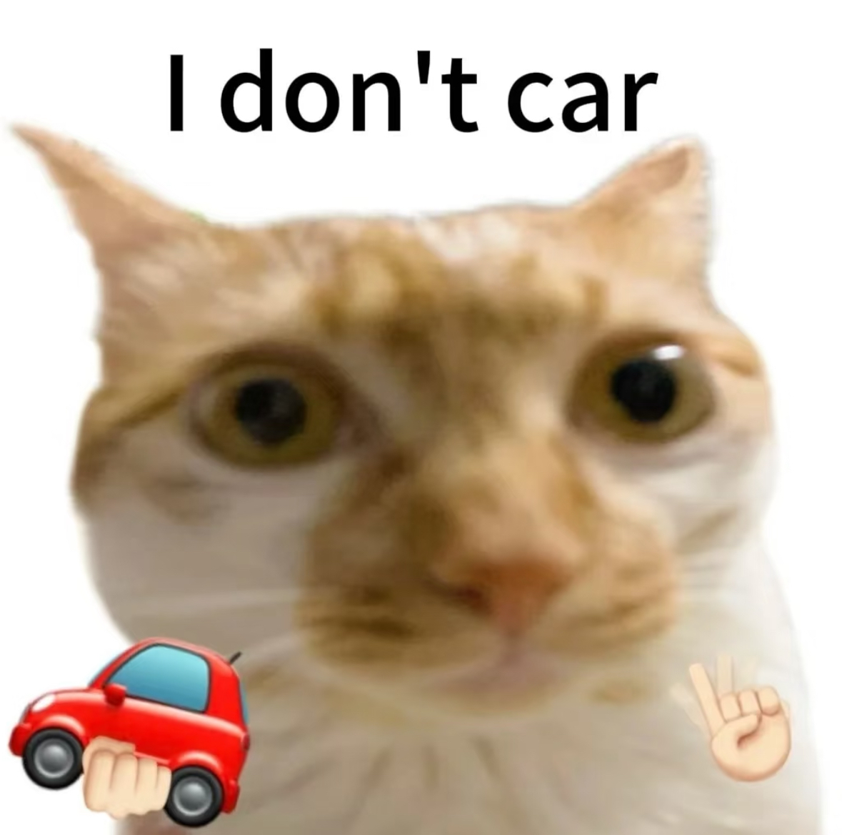 I don't car